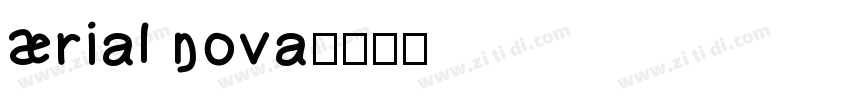 Arial Nova字体转换